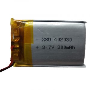 باتری لیتیومی آدامسی (300mAh) 402030