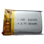 باتری لیتیومی آدامسی (350mAh) 502030